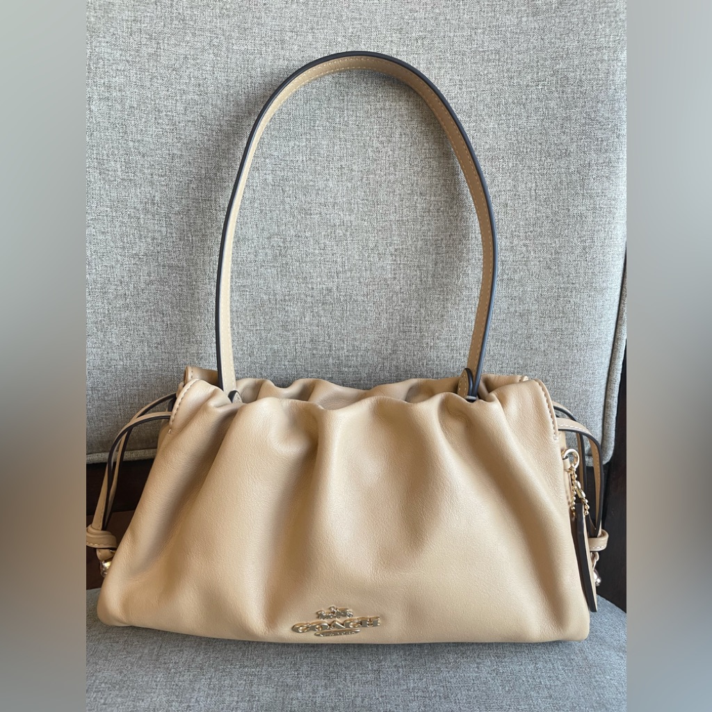 Nwtcoach Faye Shoulder Bag With Ruchingcoach Cv529gift Receipt Fast Shipping